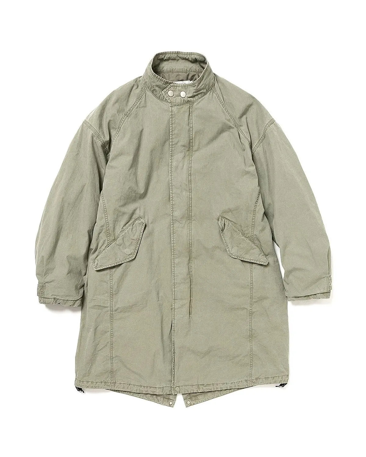 NONNATIVE の TROOPER COAT COTTON TYPEWRITER SULFUR DYE WITH GORE-TEX WINDSTOPPER® (NN-J4613)
