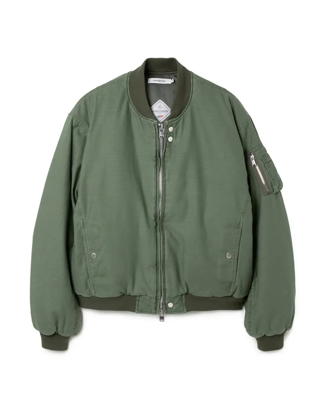 NONNATIVE（ノンネイティブ）/ TROOPER PUFF BLOUSON COTTON BACKSATIN
