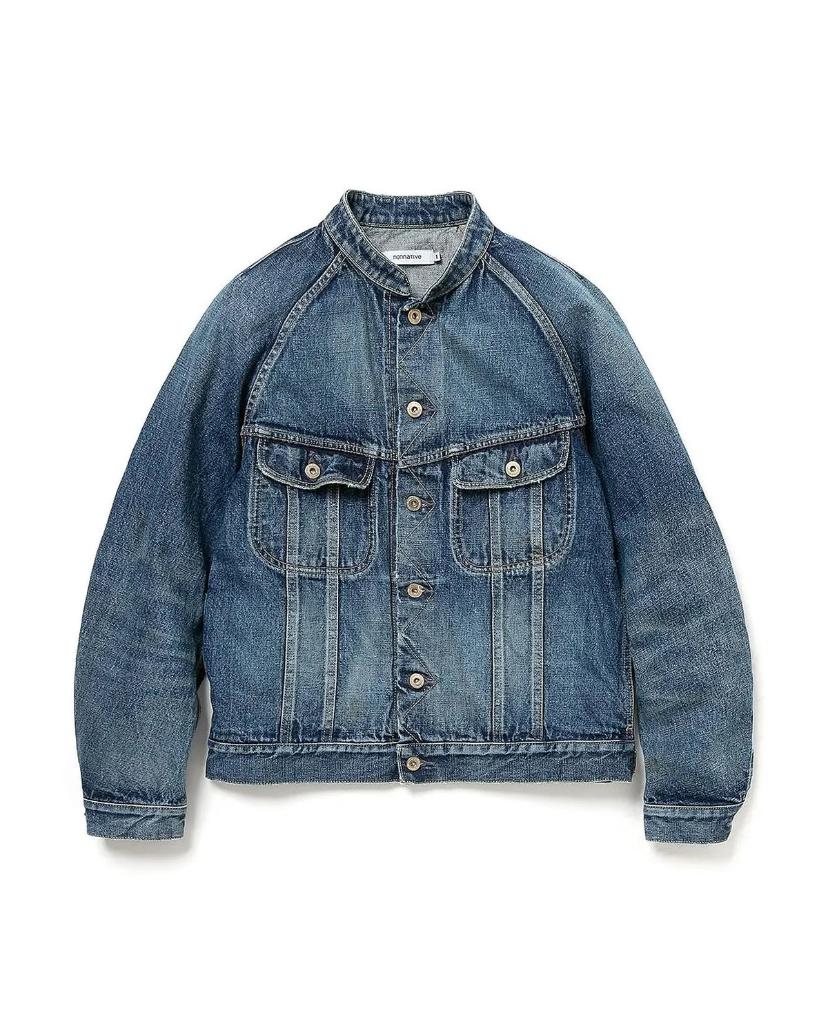 NONNATIVE の TRUCKER BLOUSON COTTON 13.5oz SELVEDGE DENIM VW (NN-J4602)