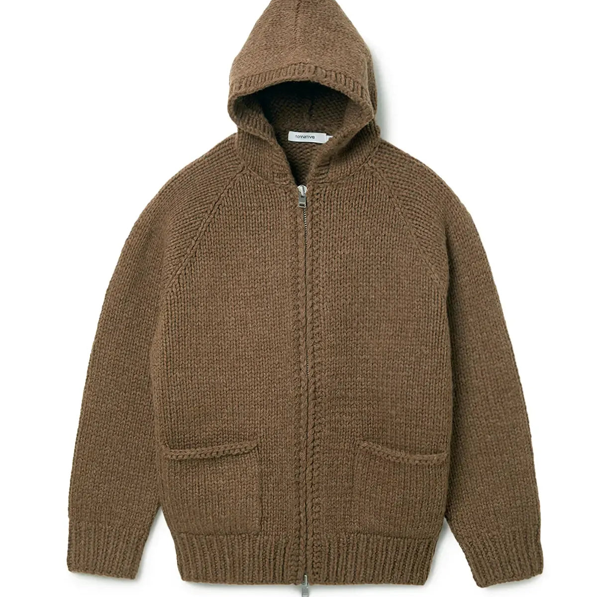 NONNATIVE（ノンネイティブ）/ WANDERER HAND-KNIT HOODED SWEATER