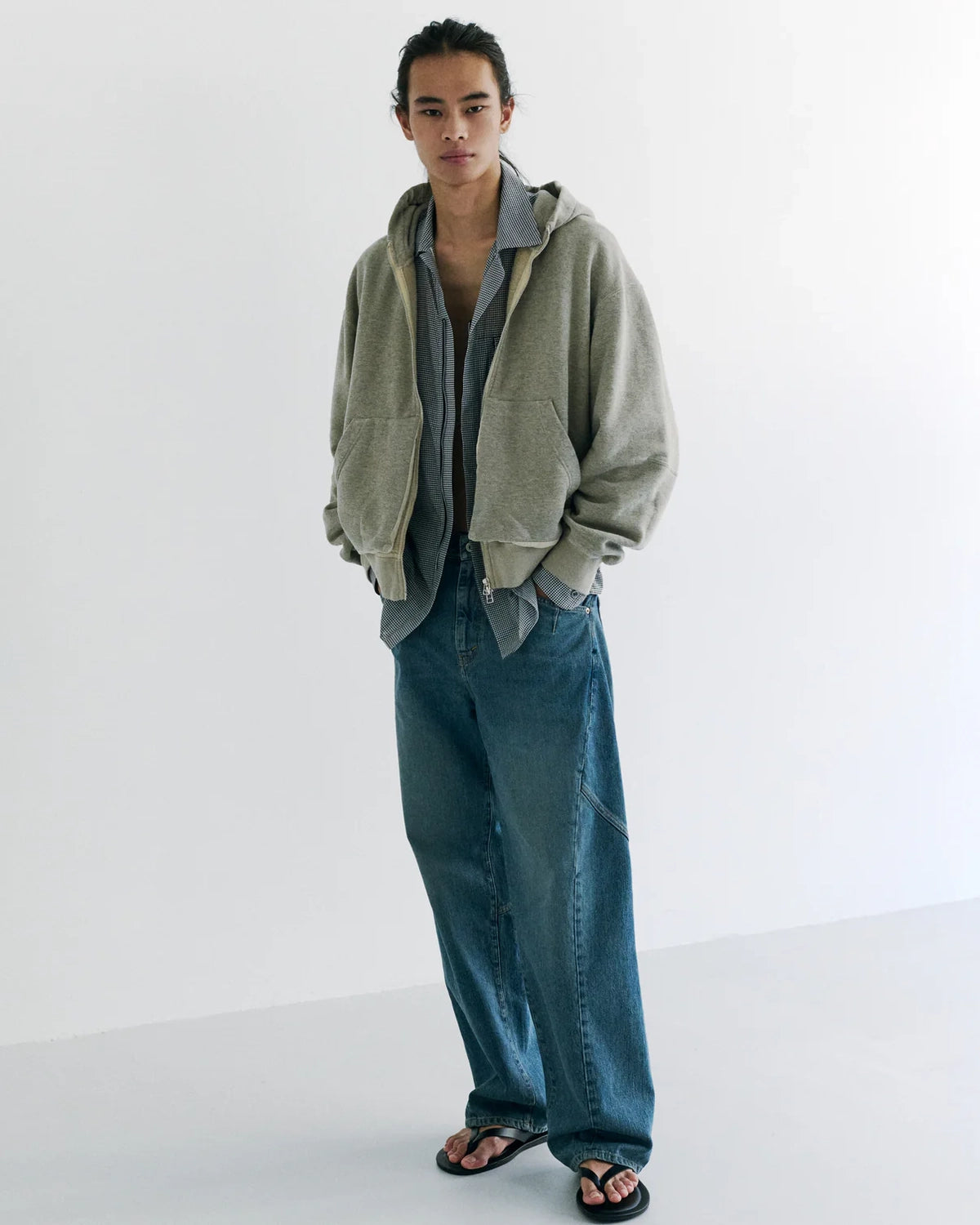 NTN / ZIP UP HOODIE GARMENT DYE (N006-044134D)