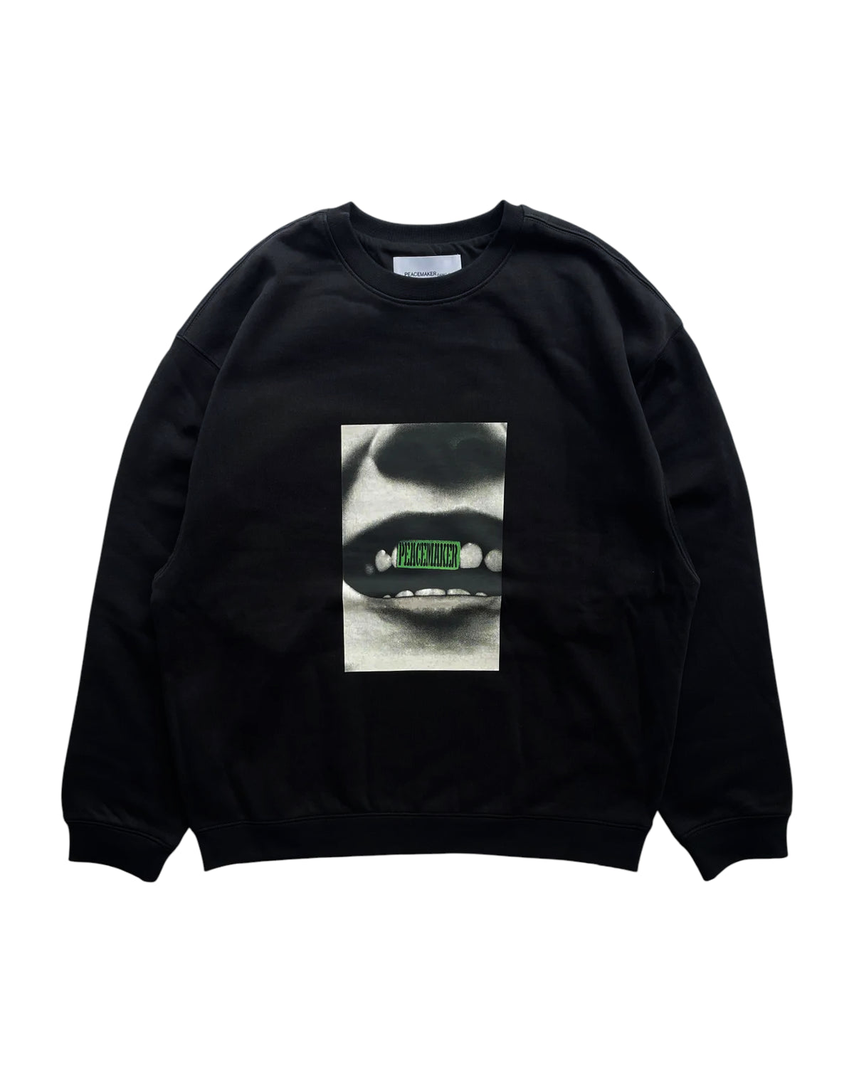 OAMC Peacemaker の Loose Fit Crewneck Smile Print (PCM2ON01QFT)