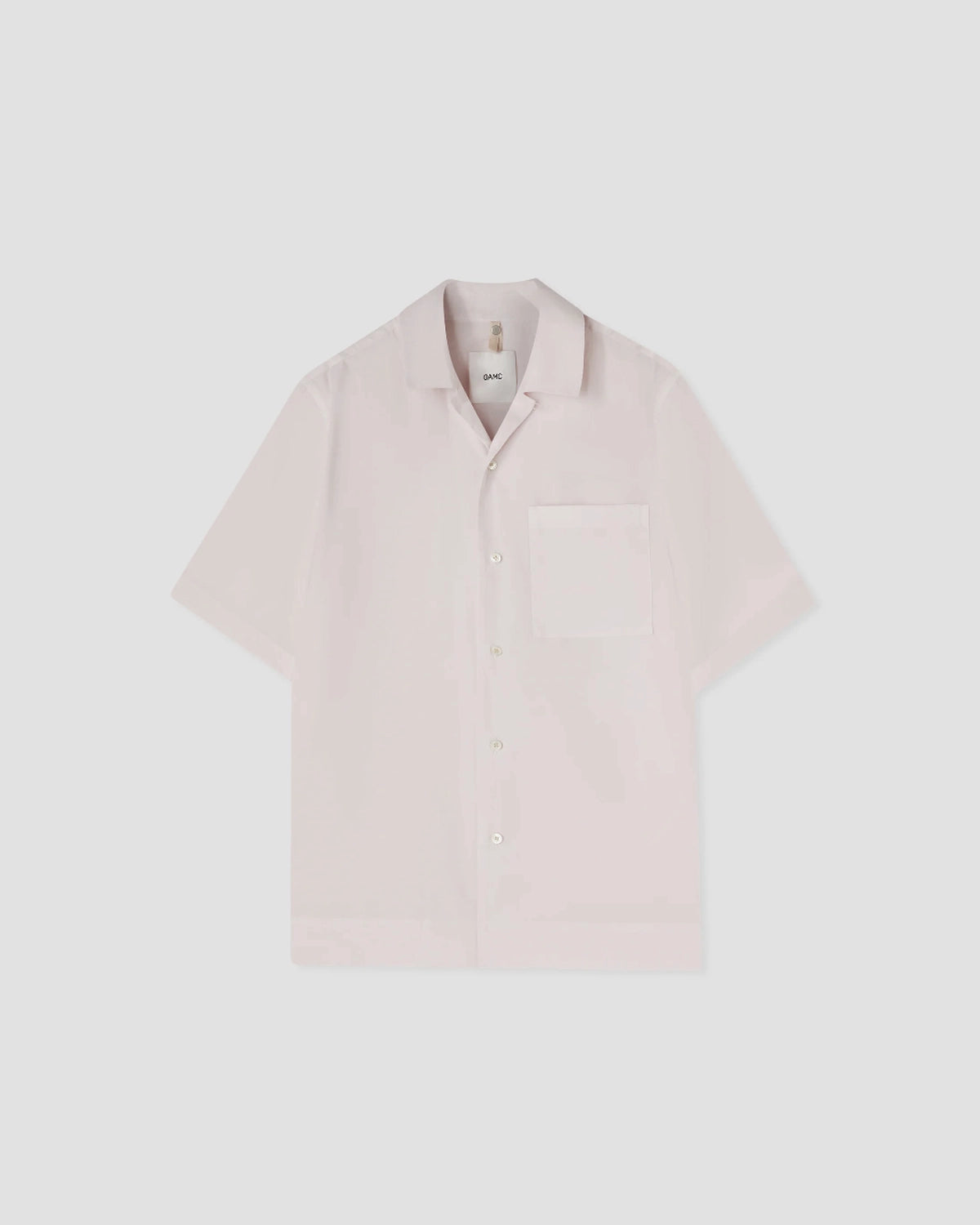 OAMC の Pink Shirt With Printed Silk Patch (OA5SMS01DPT)