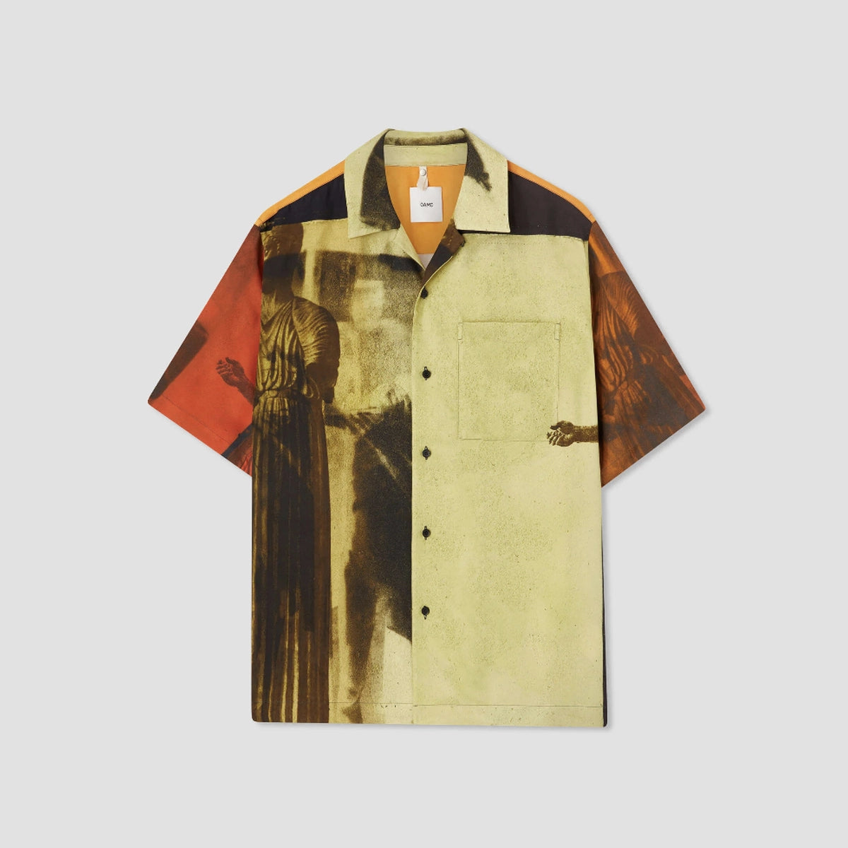 OAMC（オーエーエムシー） / Printed Short Sleeve Shirt Yellow