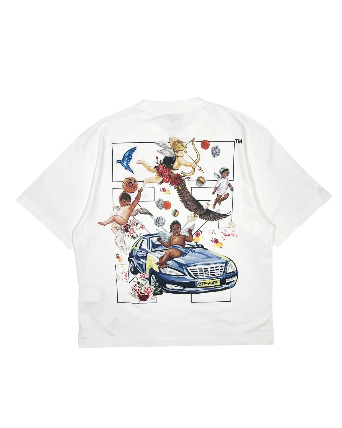 Off-White™ / FRESCO ARROW SKATE S/S TEE (OMAS25-RTW0043)