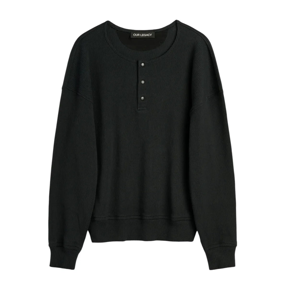 OUR LEGACY / BALLON SWEATSHIRT Furnace Black Beefy Rib | 公式通販