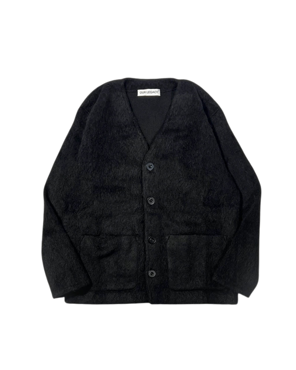 トップス OUR LEGACY Mohair Cardigan Black 46 OUR LEGACY (アワーレガシー) / CARDIGAN Black Mohair | 公式通販