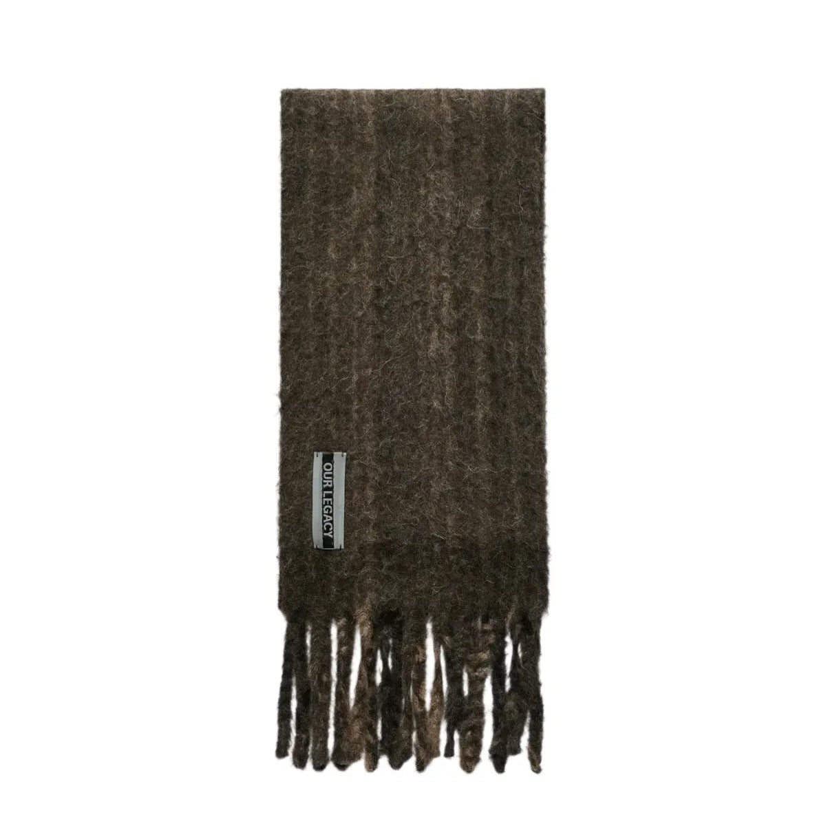 OUR LEGACY / ESTATE SCARF Choco Pressed Wave Alpaca | 公式通販