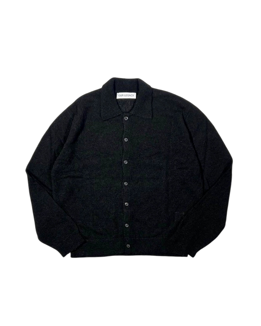 OUR LEGACY (アワーレガシー) / EVENING POLO Black Fuzzy Alpaca
