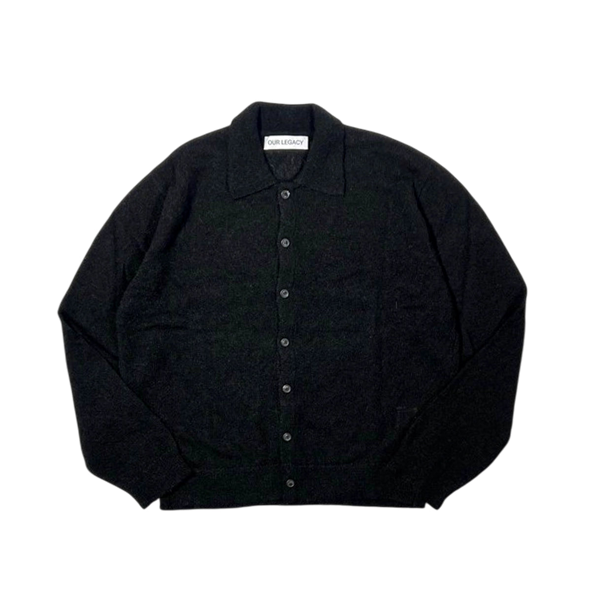 OUR LEGACY (アワーレガシー) / EVENING POLO Black Fuzzy Alpaca OUR LEGACY (アワーレガシー) / EVENING POLO Black Fuzzy Alpaca