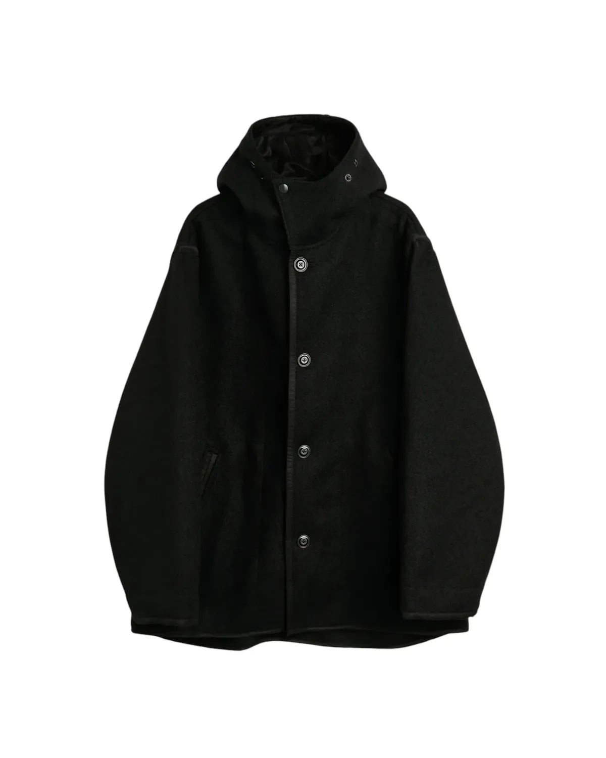 OUR LEGACY の LINER JACKET Black Stamped Wool (M4261LBS)