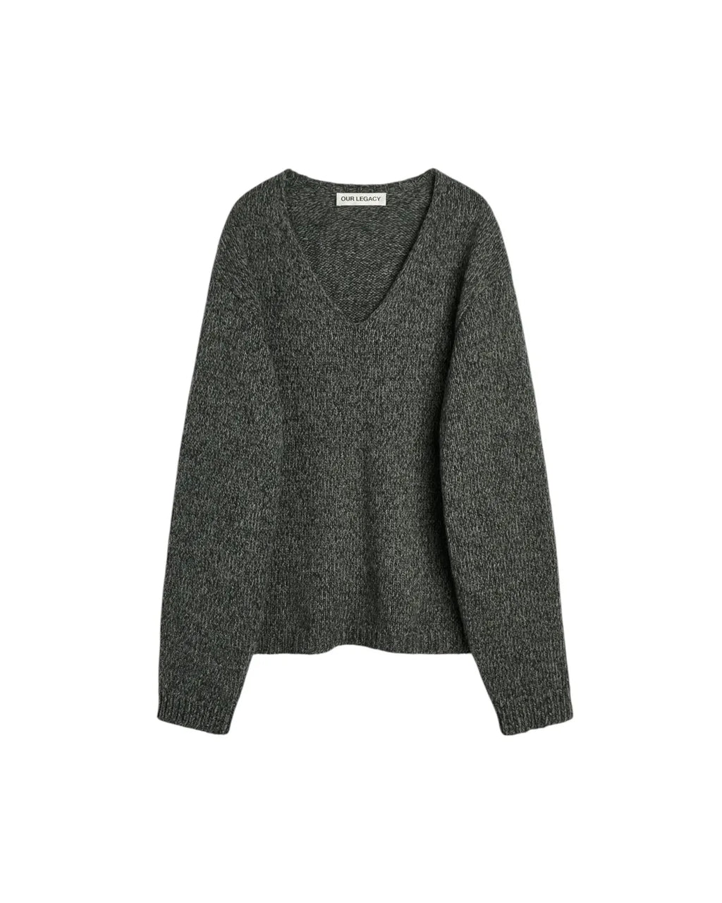OUR LEGACY / LINK V-NECK Slub Twisted Ash Grey Wool | 公式通販