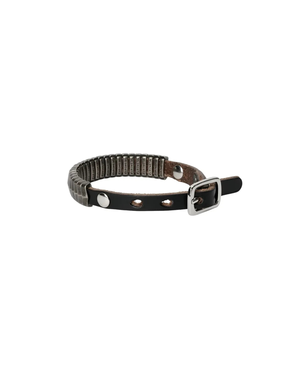 OUR LEGACY の SPINE BRACELET Black Chromexcel Leather (A2258SBC)