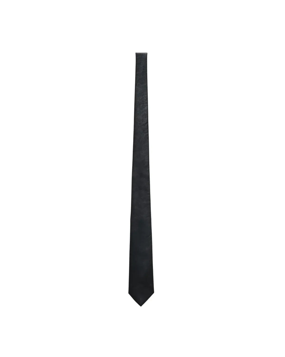 OUR LEGACY の TIE Black Real Fake Leather (A4248TBR)