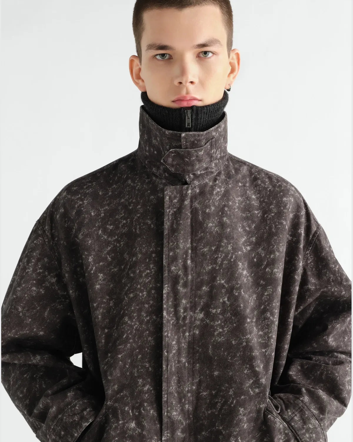 LEMAIRE / PRINTED MILITAR PARKA (OW1292 LF1684)