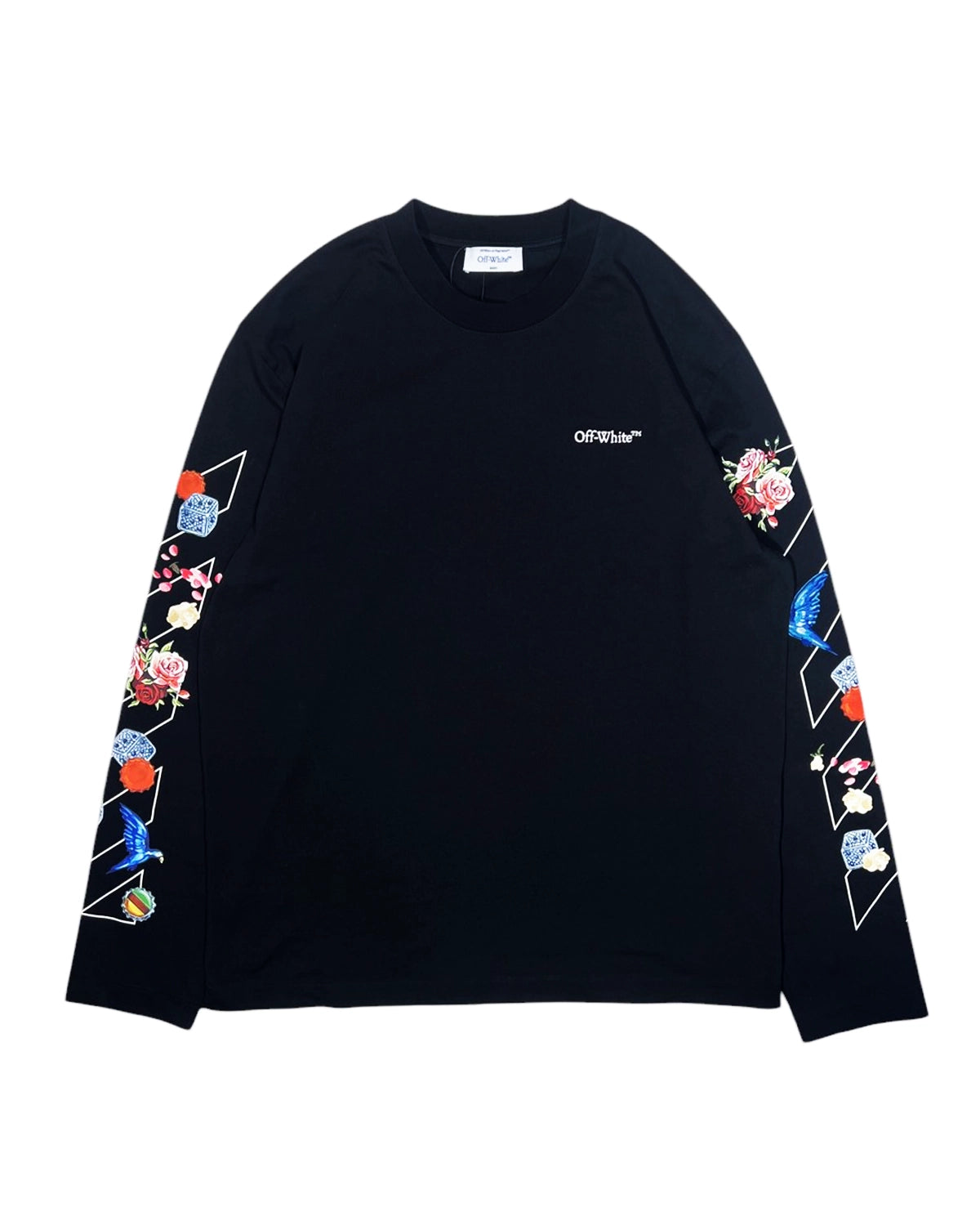 Off-White™の FRESCO DIAG SKATE L/S TEE (OMAS25-RTW0087)