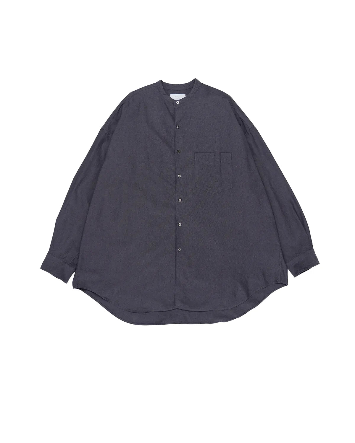 Graphpaper / Oxford L/S Oversized Band Collar Shirt (GM263-50022B)