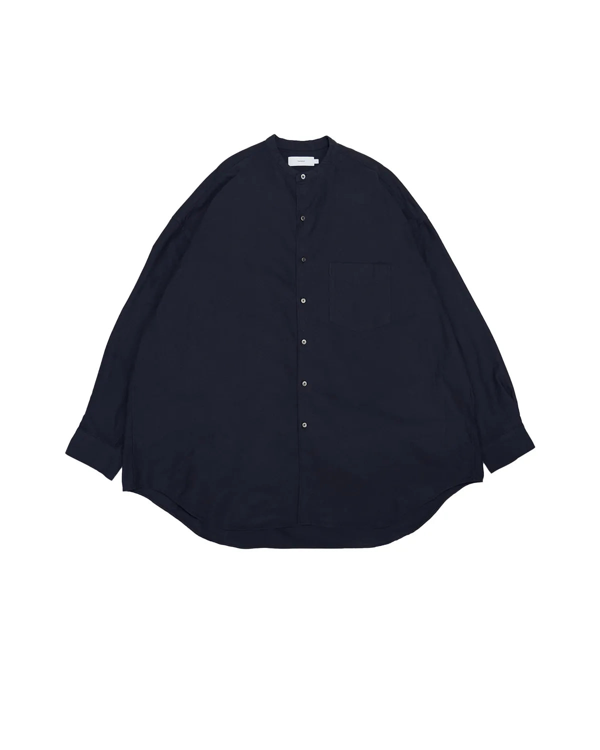 Graphpaper / Oxford L/S Oversized Band Collar Shirt (GM263-50022B)