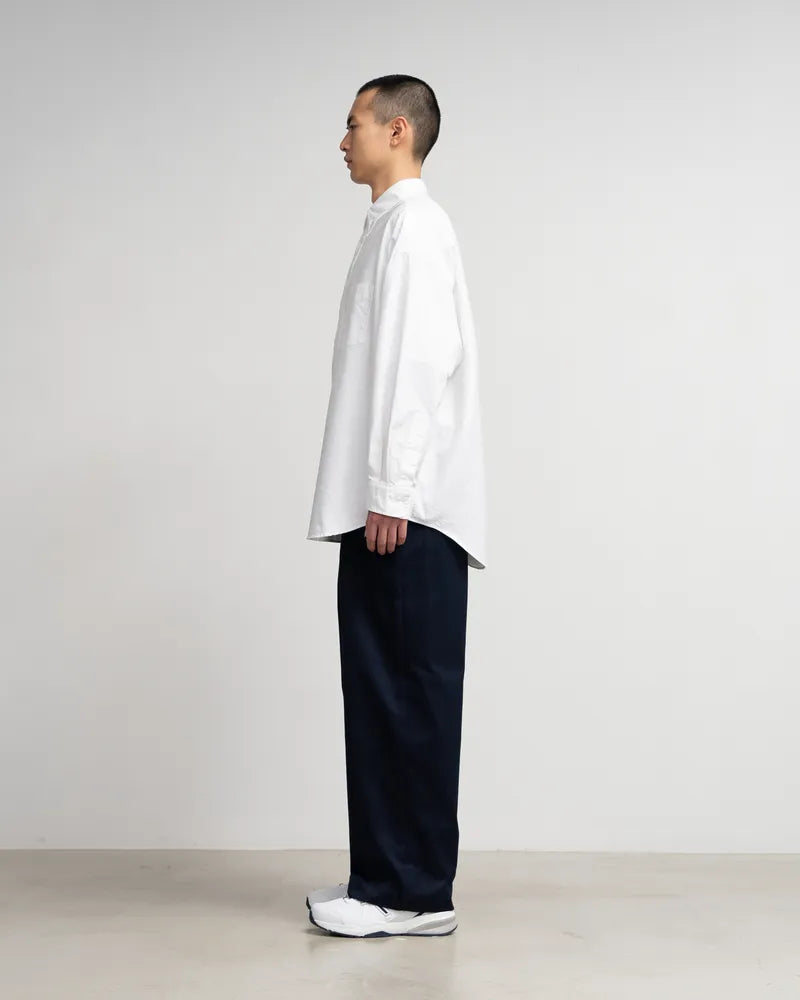 Graphpaper / Oxford L/S Oversized B.D Pullover Shirt (GM243-50025B)