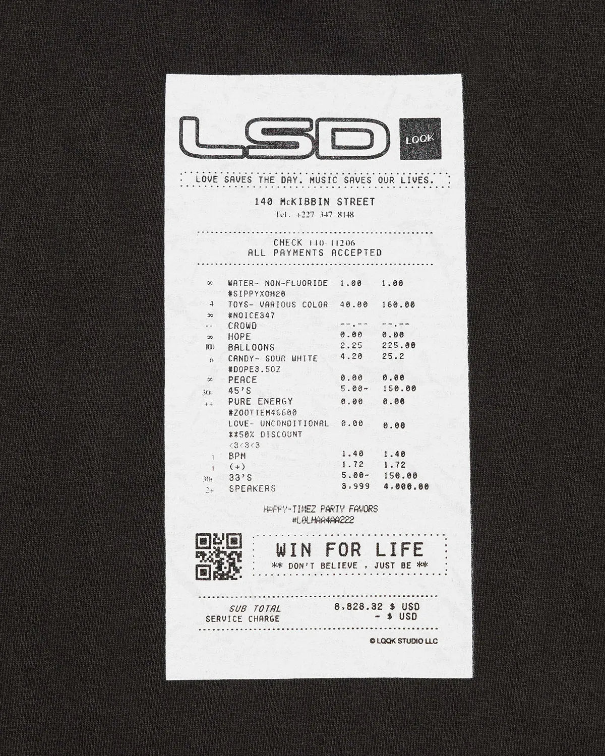 LQQK STUDIO / LSD TEE (LQS25ST19)