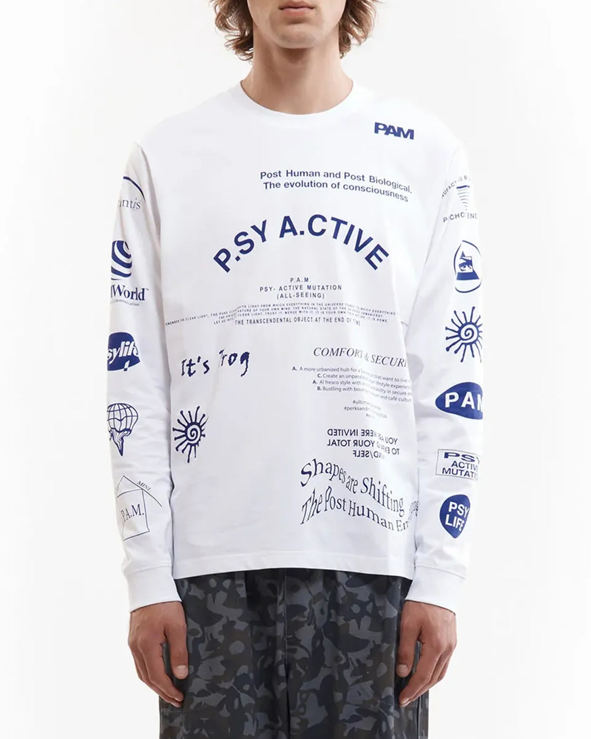 P.A.M.（Perks And Mini) の TEST SHEET LS TEE (1610/B)