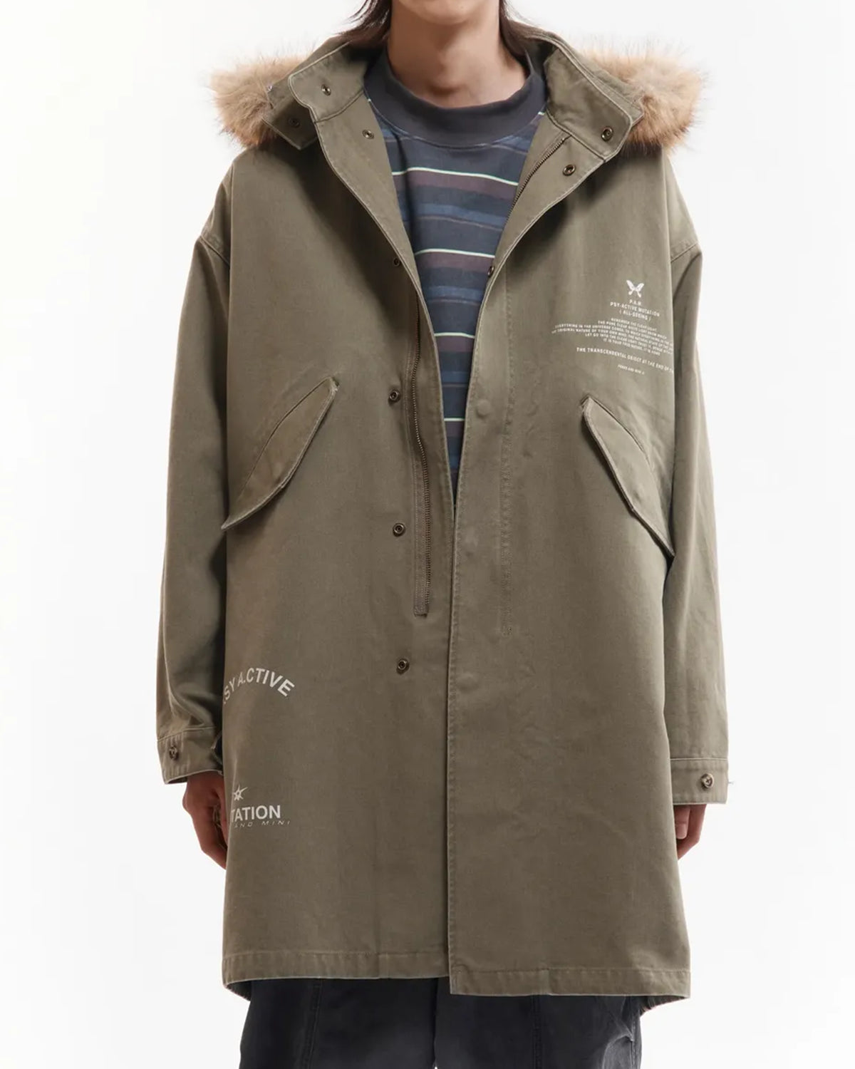 P.A.M.（Perks And Mini) の TRUE NATURE FISHTAIL PARKA (39221)