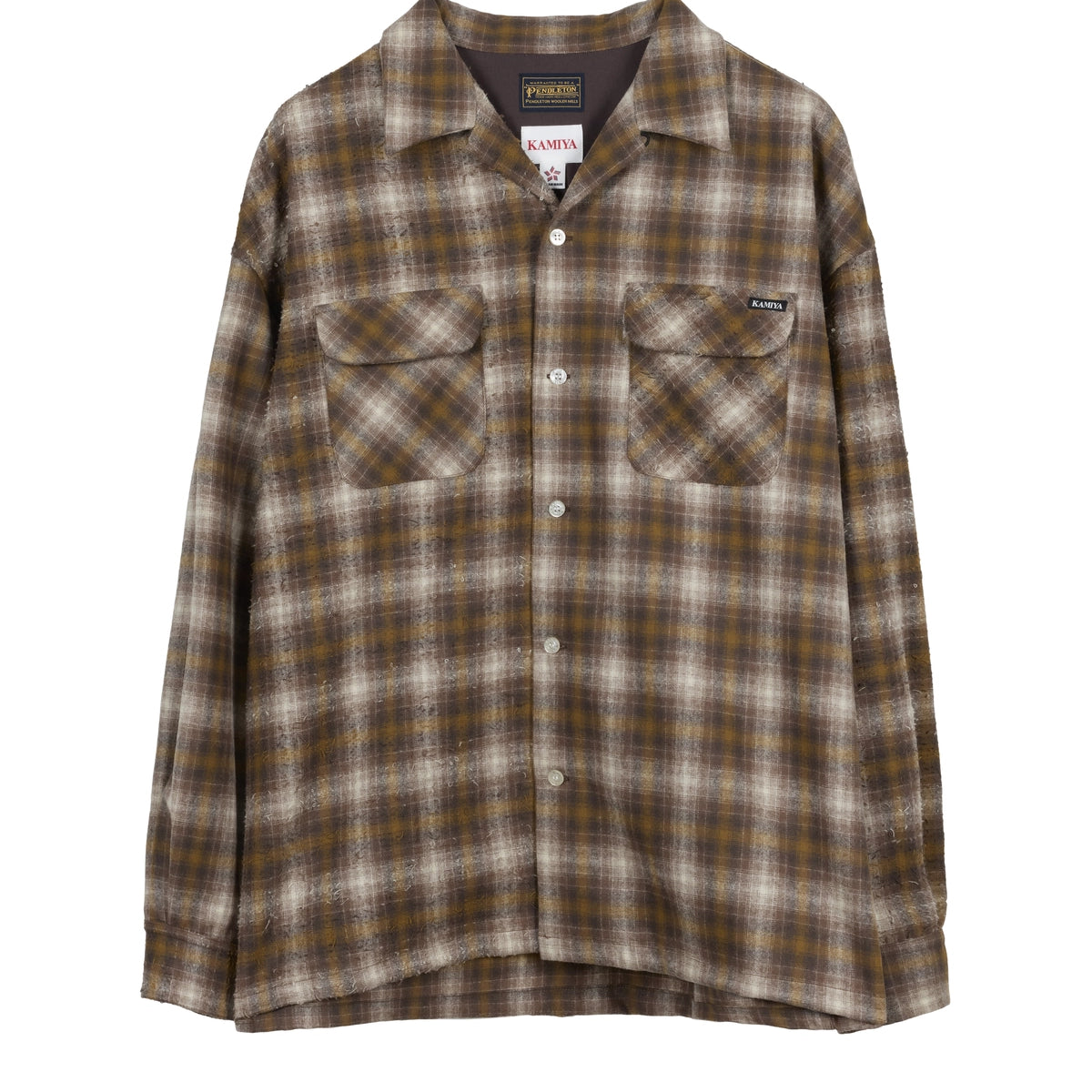 トップス KAMIYA Crazy Pattern Check Shirt Maison MIHARA YASUHIRO ONLINE STORE（メゾンミハラヤスヒロ