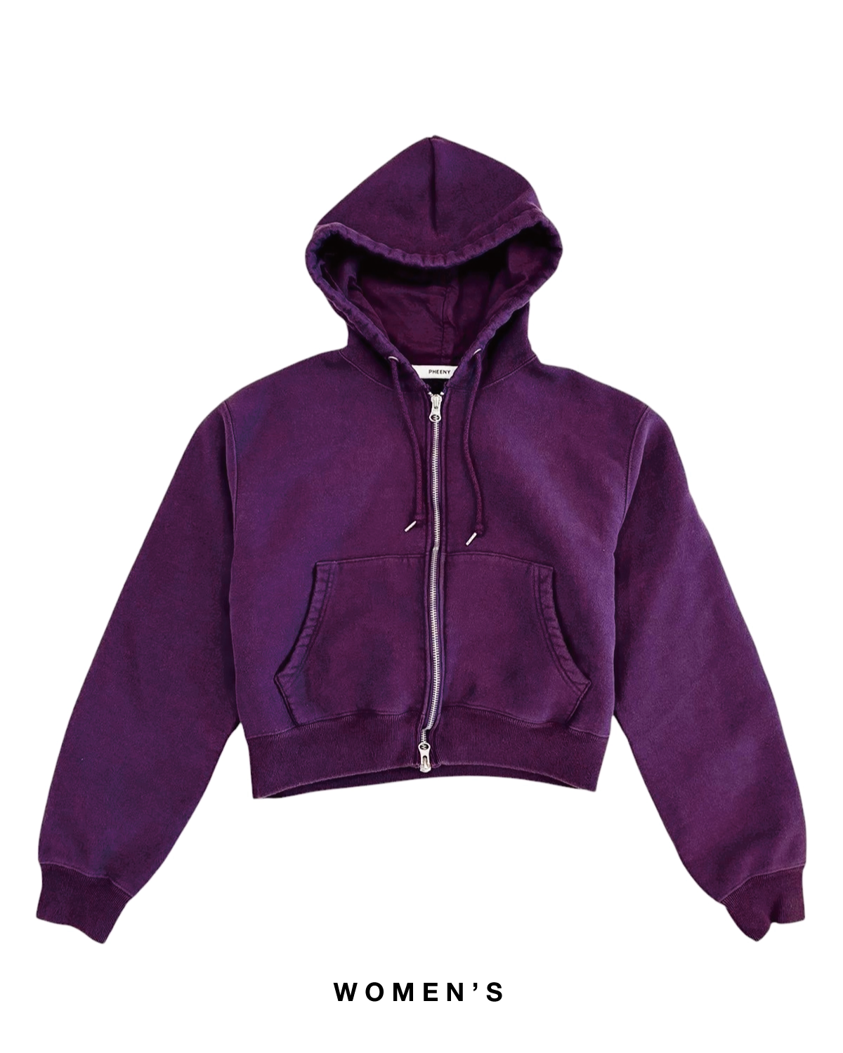 PHEENY / Athletic fleece zip up hoodie (PA25-CS02)