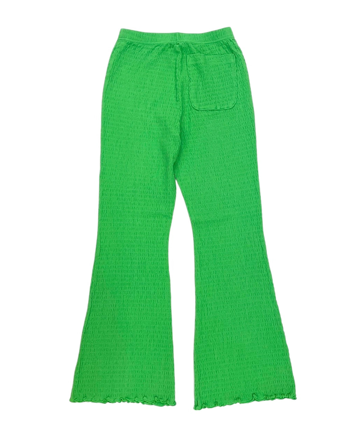 PHEENY / Cotton shirring flared pants (PS25-CS06)