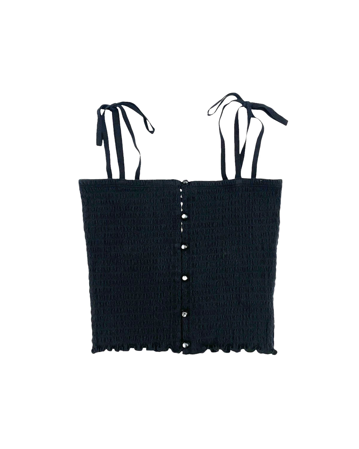 PHEENY / Cotton shirring camisole (PS25-CS05)