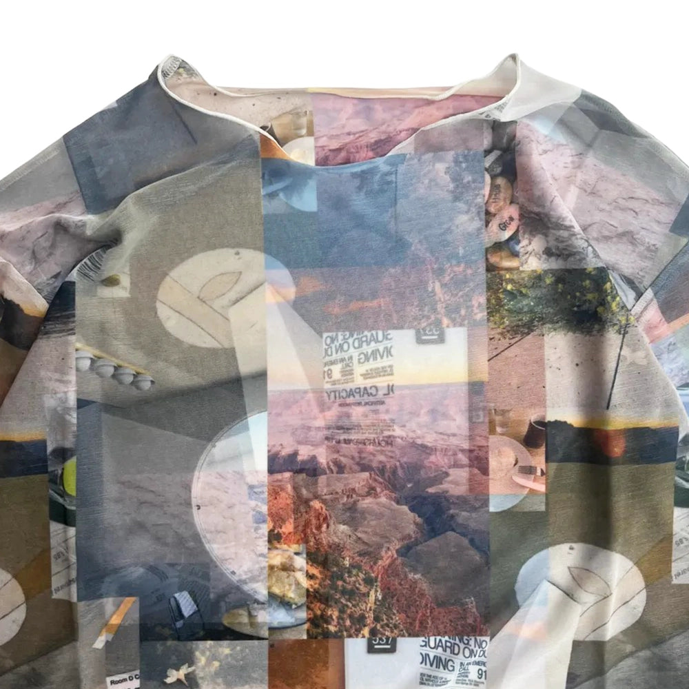 PHEENY / Print jersey crew neck (PA24-CS23)