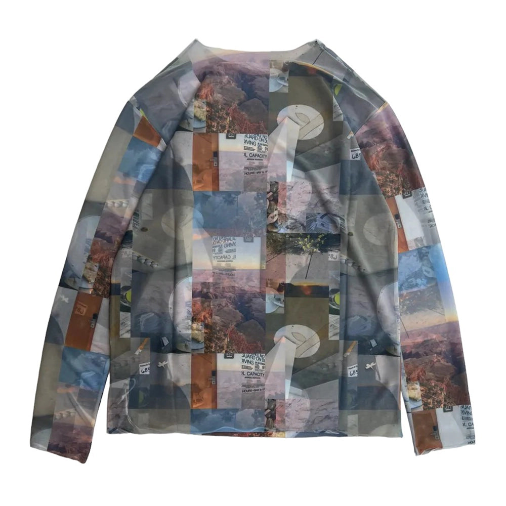 PHEENY / Print jersey crew neck (PA24-CS23)