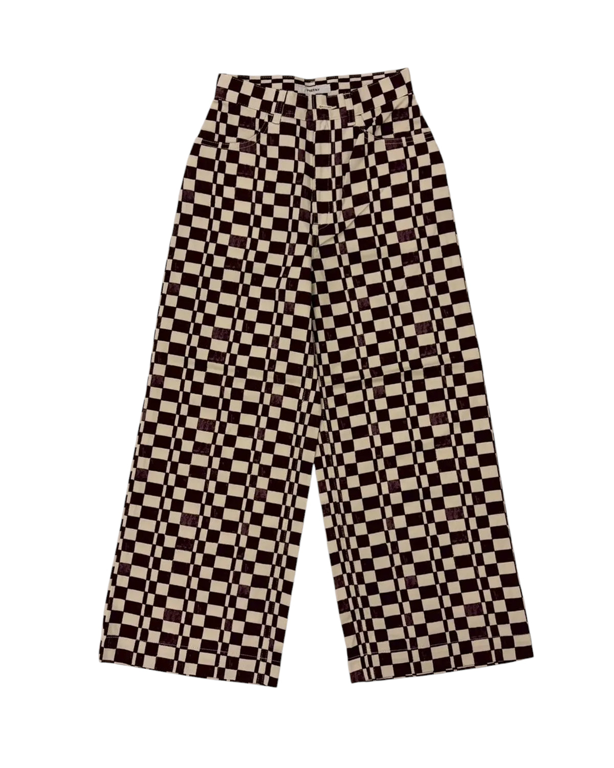 PHEENY の Checked High Waist Wide Pants (PS26-PT04)