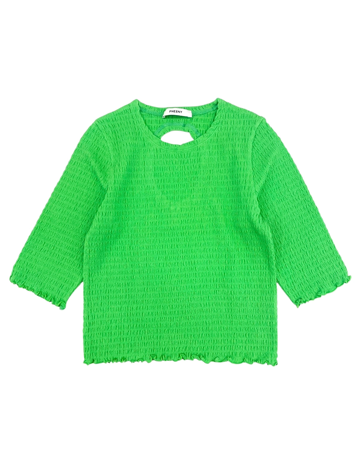 PHEENY の Cotton shirring S/S (PS25-CS04)