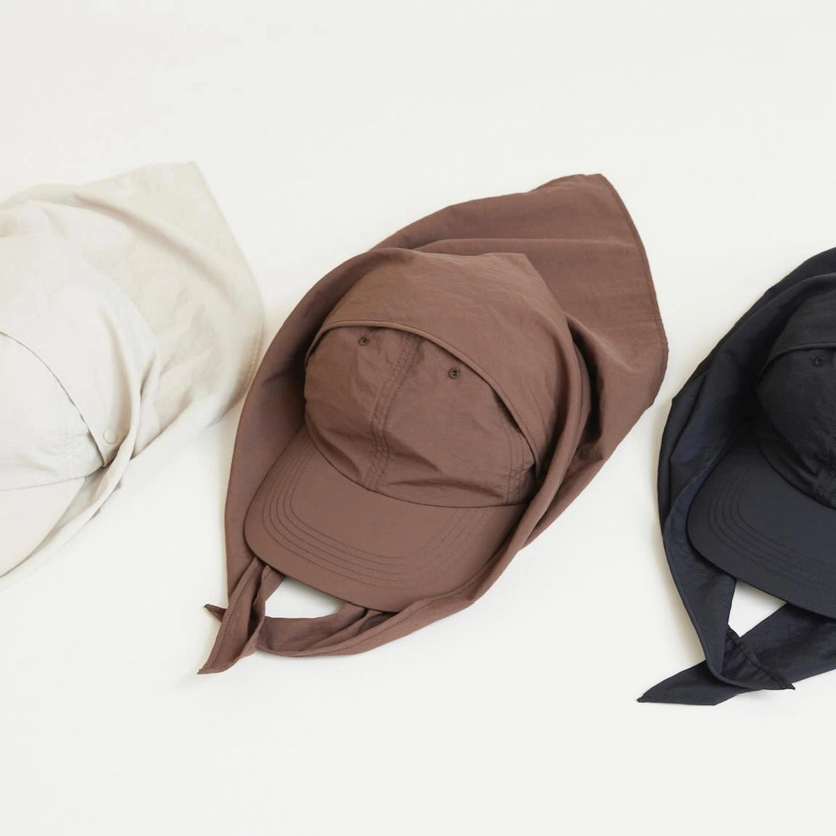 PHEENY(フィーニー) / Nylon taffeta cap with scarf |公式通販 JACK PHEENY(フィーニー) / Nylon taffeta cap with scarf |公式通販 JACK