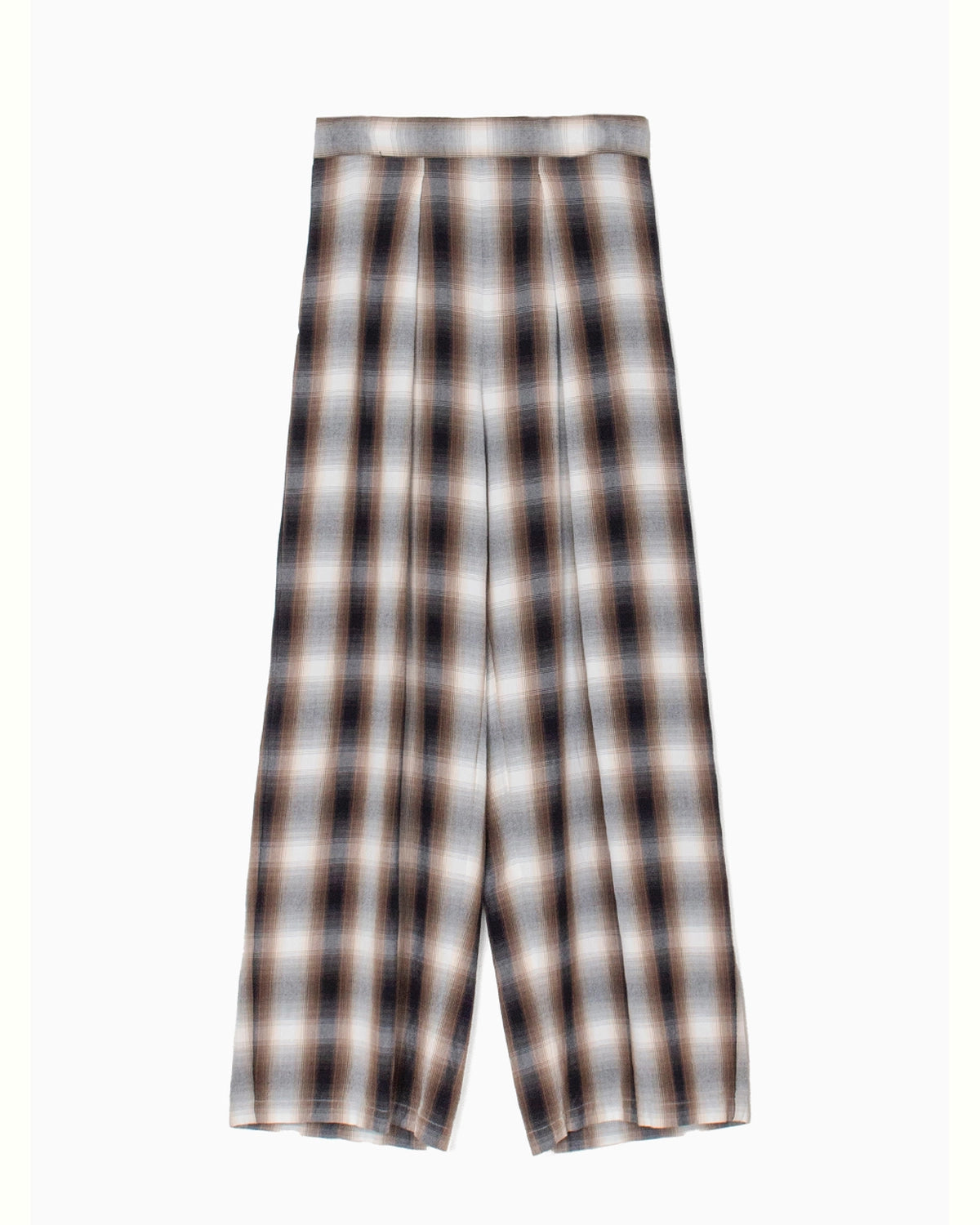 PHEENY の Rayon Ombre Check Gathered Pants (PS26-PT06)