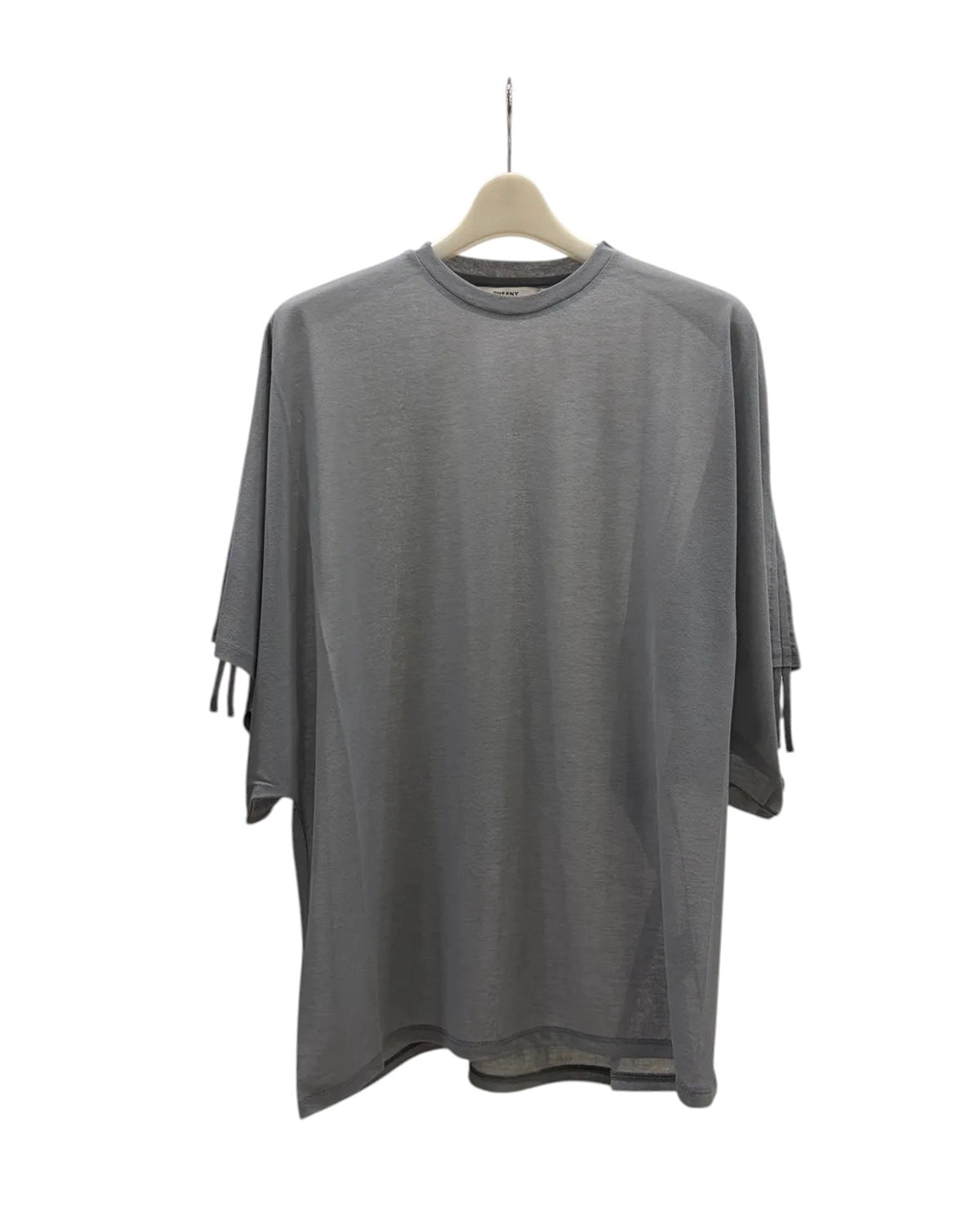 PHEENY の Sheer Jersey Gathered Shoulder Top (PS26-CS23)