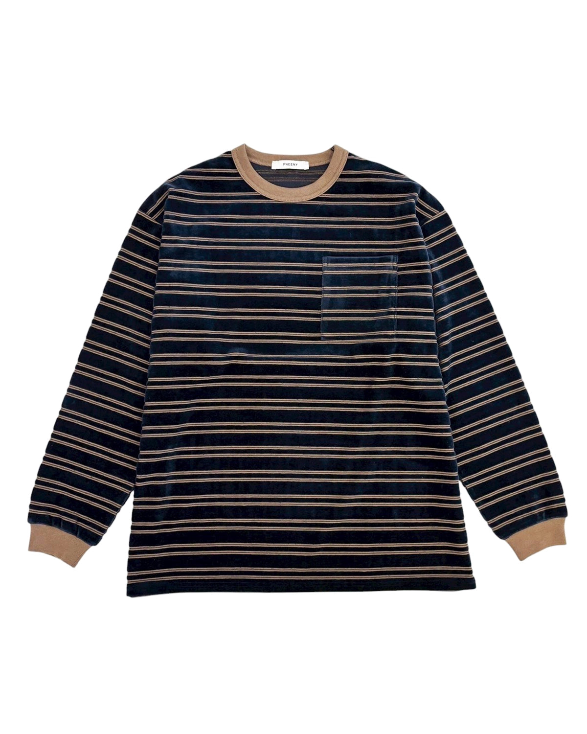 PHEENY の Velvet border L/S  (PA25-CS09)