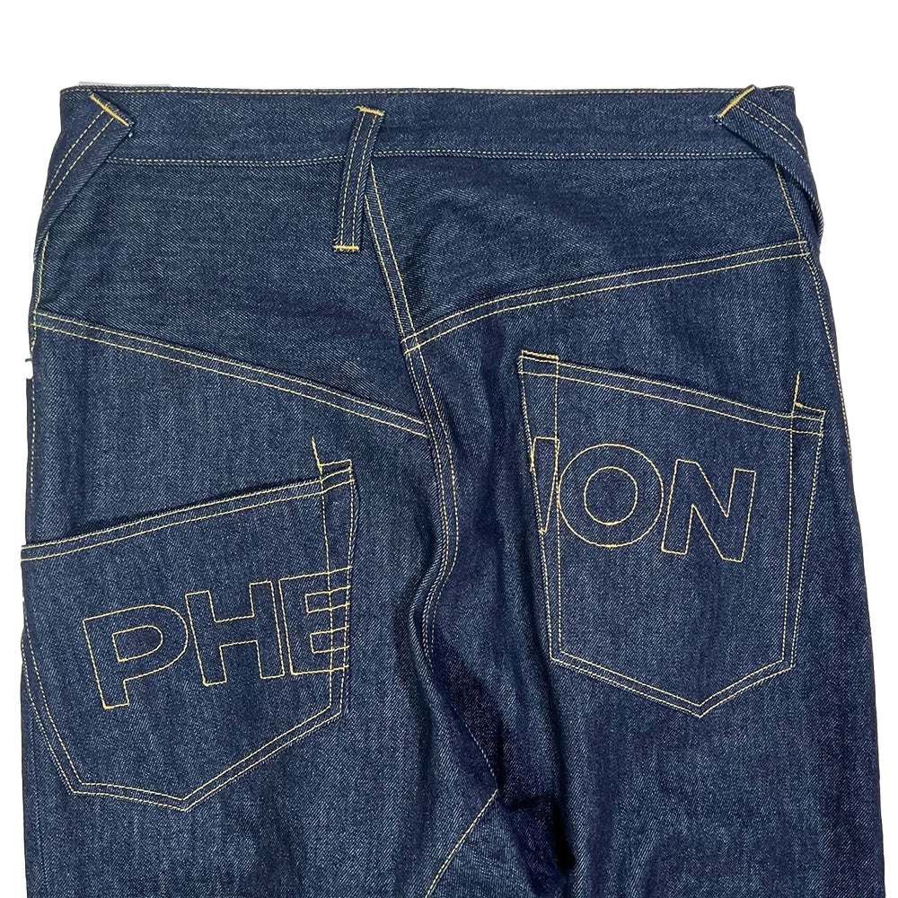 FUMITO GANRYU / × PHENOMENON graffiti 5 pkt sarrouel pants