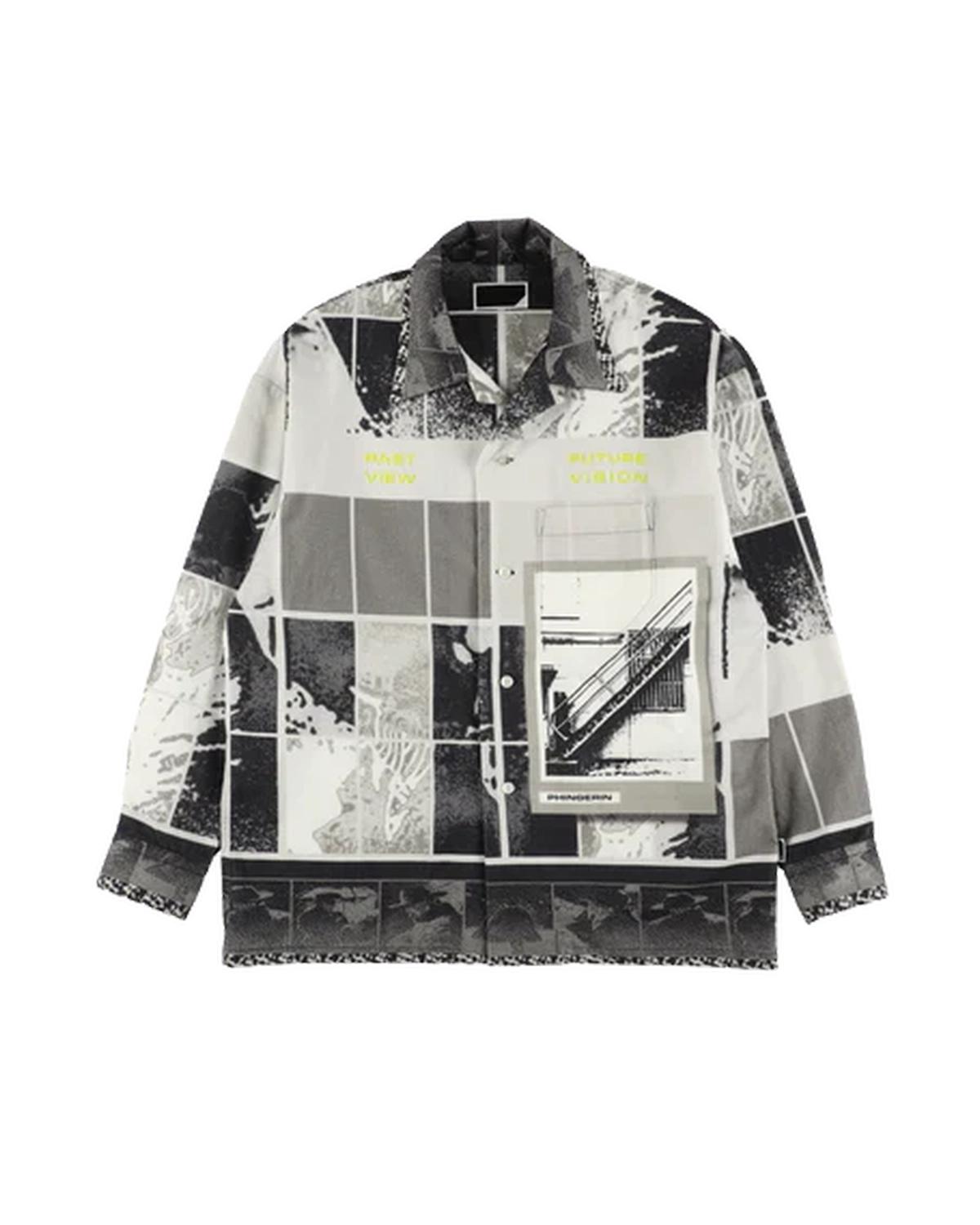 PHINGERIN の FLANNEL OPEN COLLAR SHIRT AGENT (PD-252-ST-041)