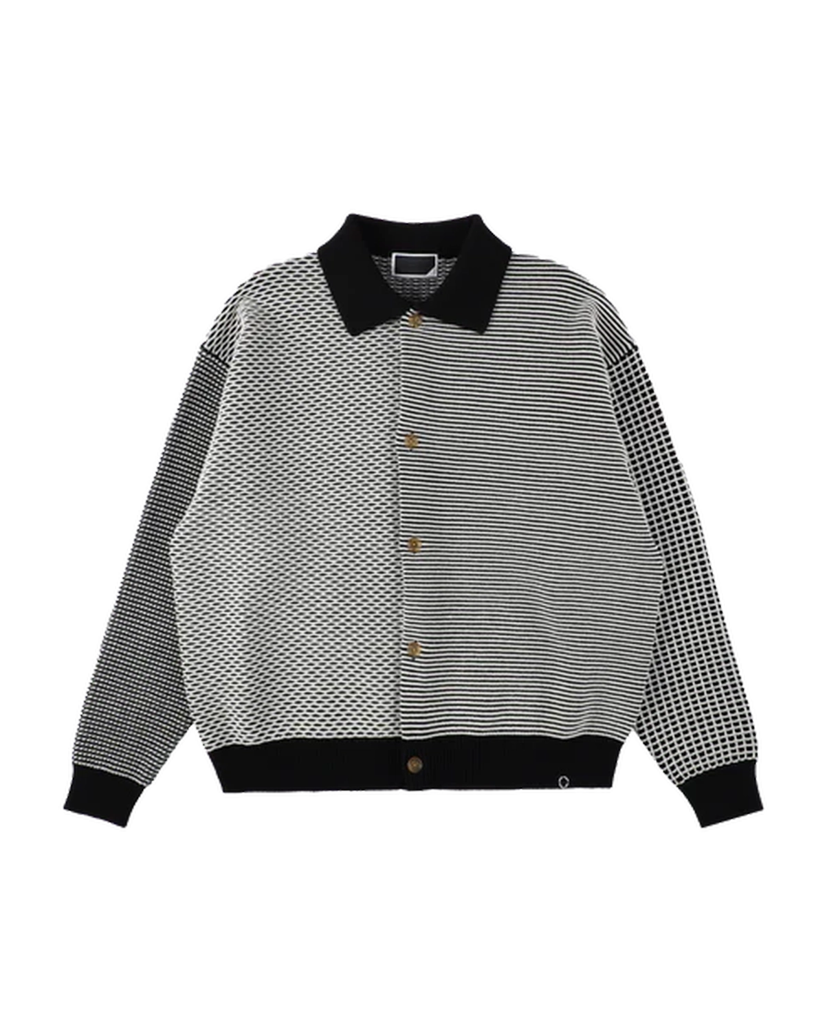 PHINGERIN の MULTI KNIT SHIRT JACKET (PD-252-KN-121)