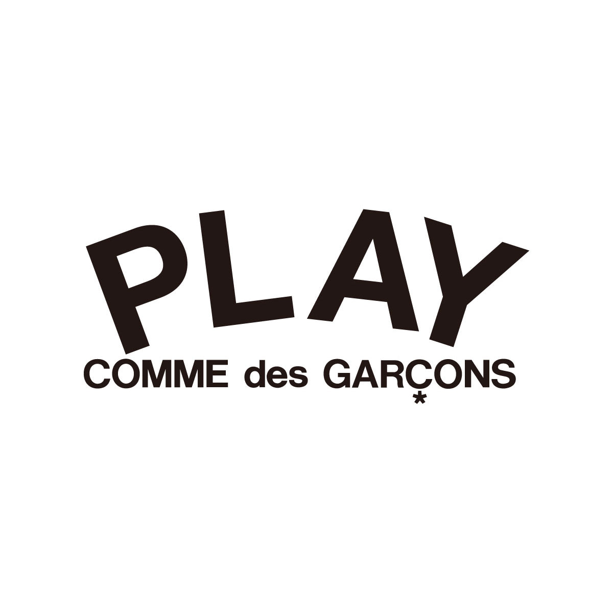 COMME des GARÇONS ロゴ アートフレーム PLAY COMME des GARÇONS (プレイコムデギャルソン) PLAY CDG Border