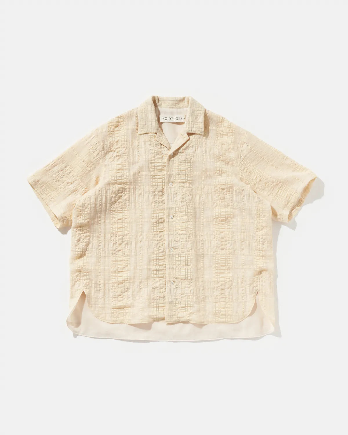 POLYPLOID の OPEN COLLAR SHIRT C (C-5-004-041)