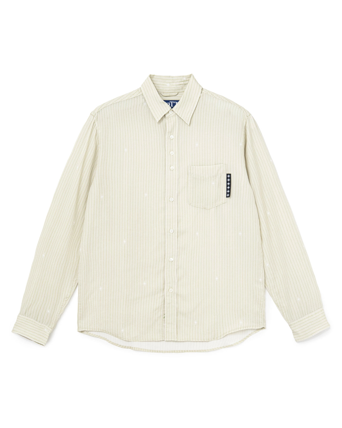 BoTT / Printed Sparkle Striped Shirt