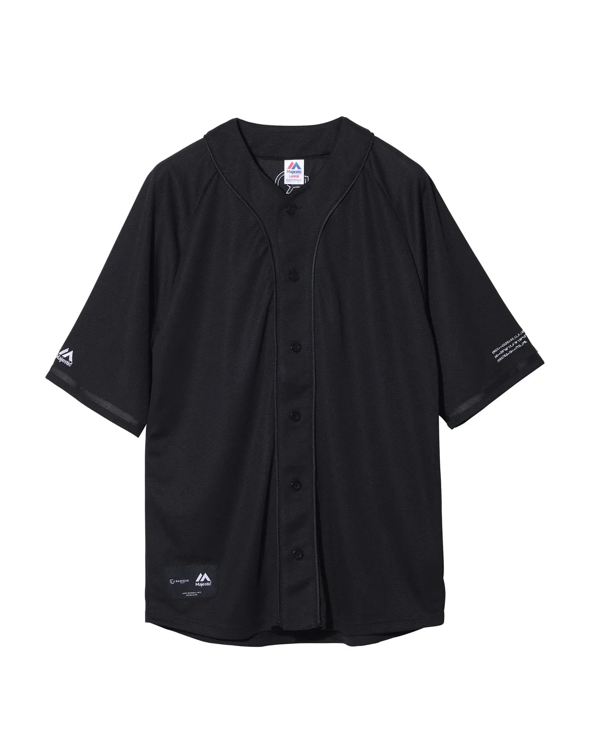 RAMIDUS × Majestic の BASEBALL SHIRT (W251002)