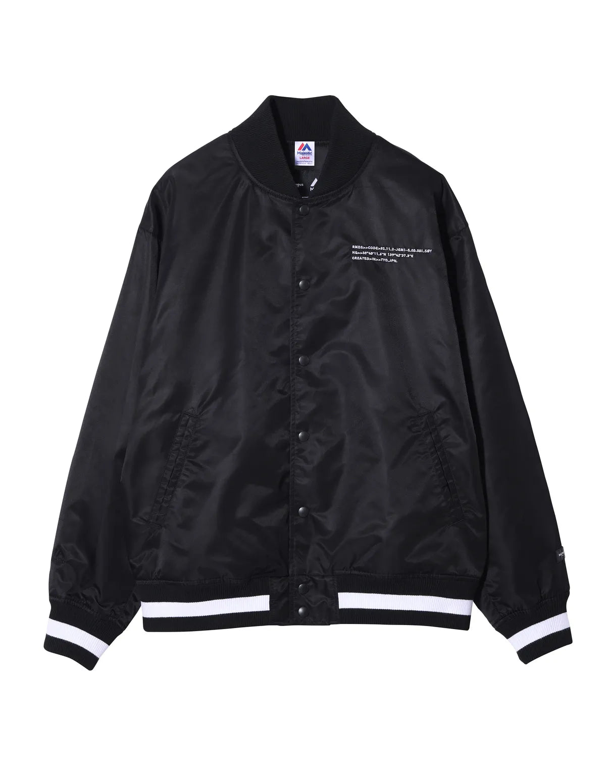 RAMIDUS × Majestic の STADIUM JACKET (W251001)