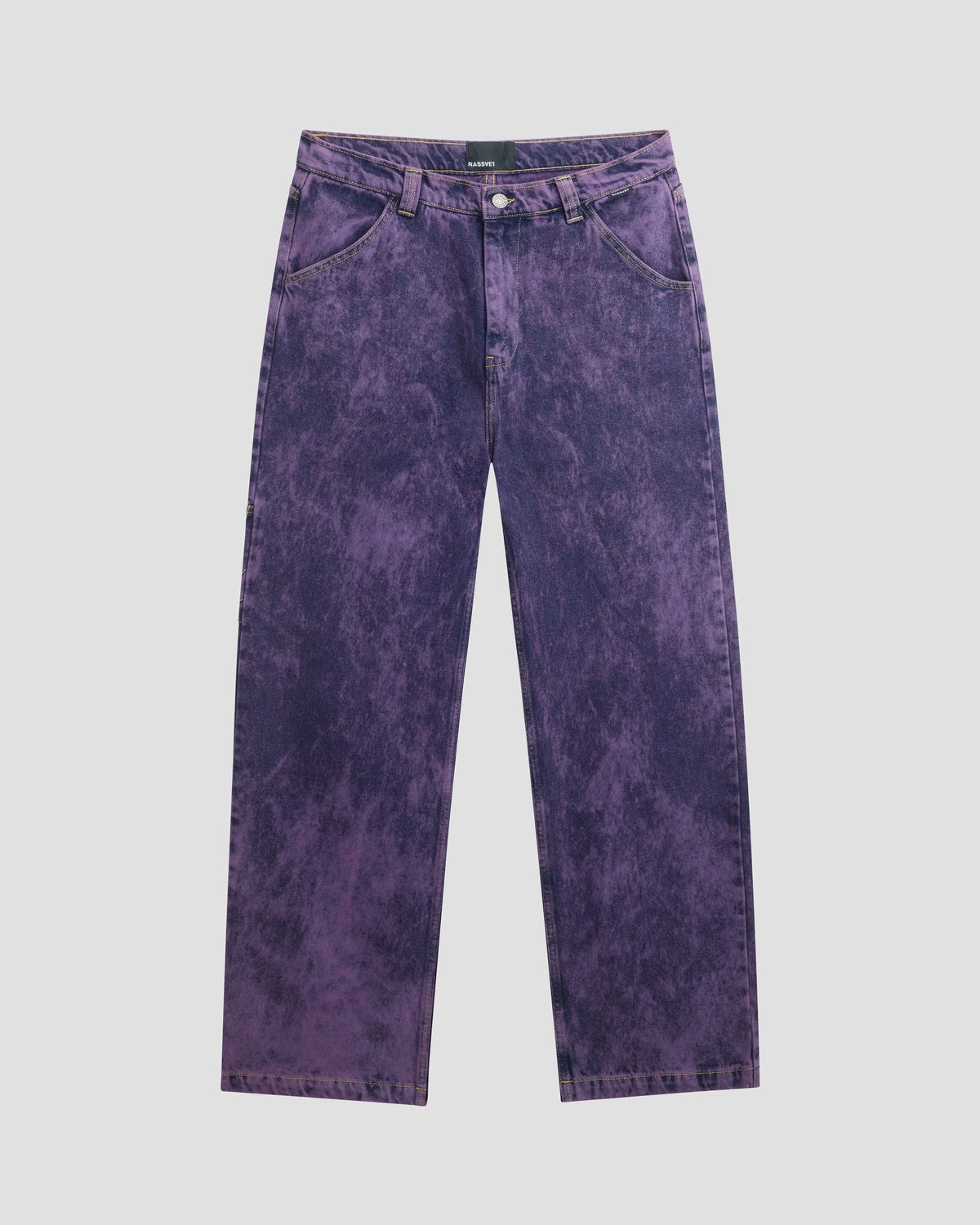 RASSVET の ACID WASH CARPENTER WORK DENIM (PACC16P003)