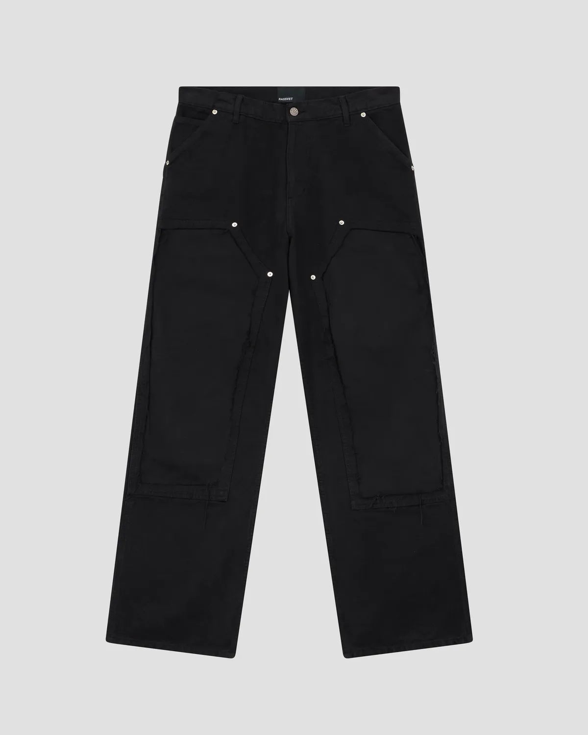 RASSVET の DISTRESSED DOUBLE KNEE WORK PANT (PACC17P004)