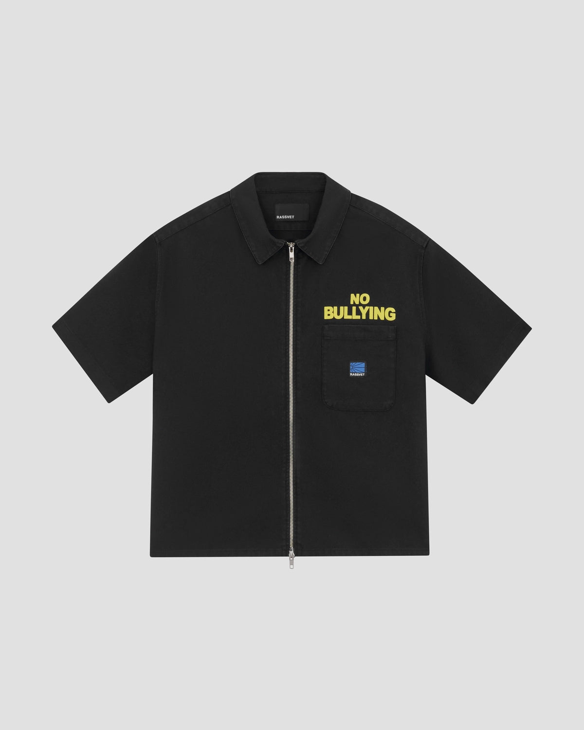 RASSVET の NO BULL YING SS ZIP SHIRT (PACC16B003)