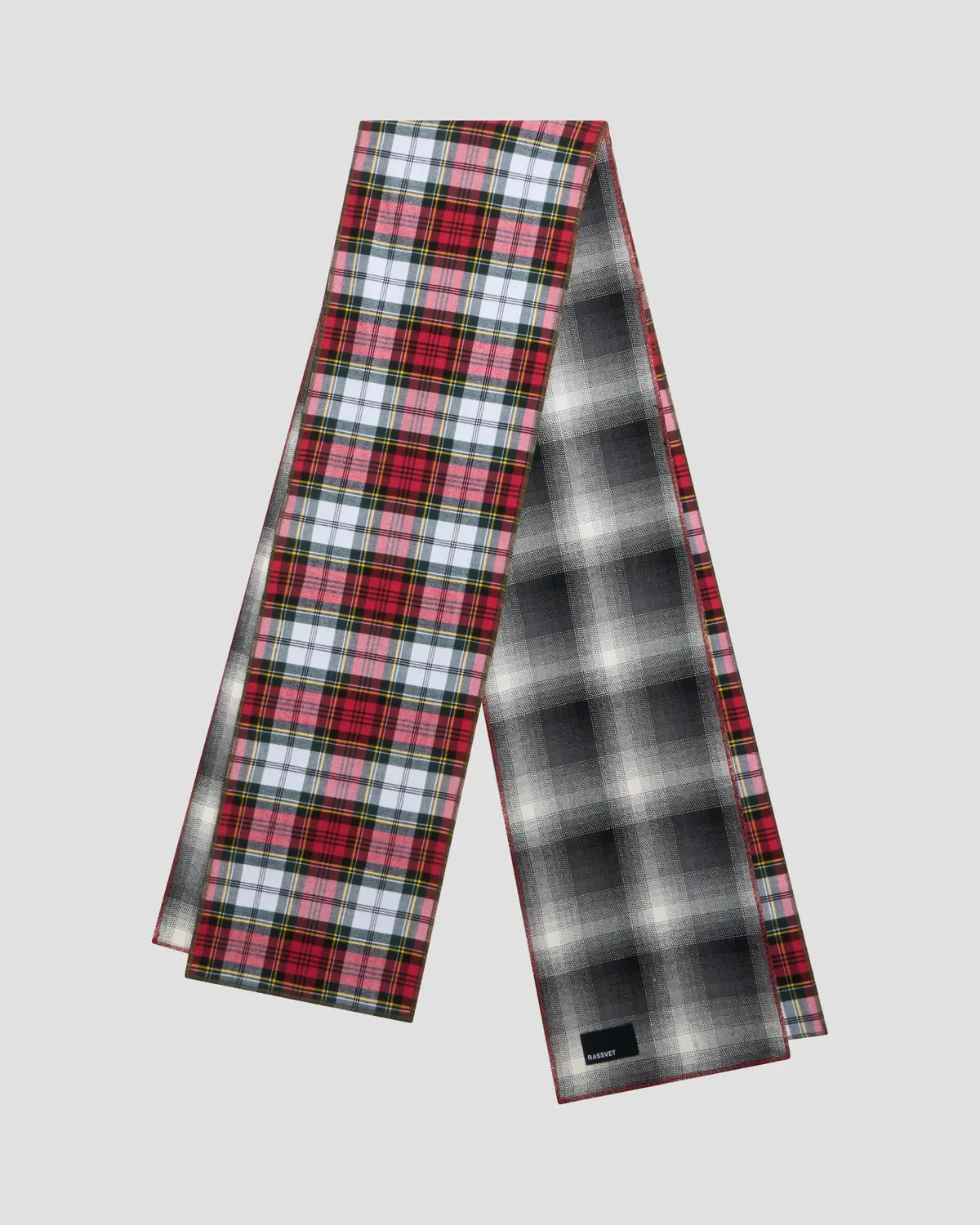 RASSVET / WOVEN DOUBLE SCARF - PLAID (PACC17K015)
